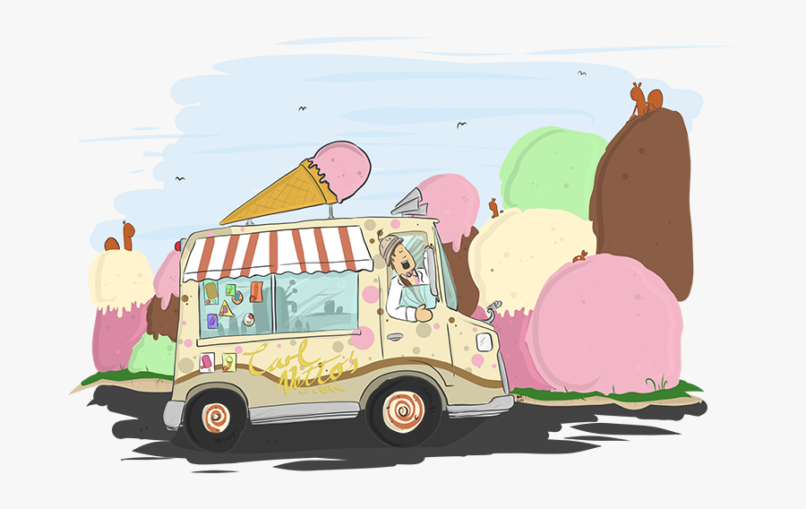 Carl Netto The Marvellously Magical Ice Cream Man Squirrels - Illustration, Transparent Clipart