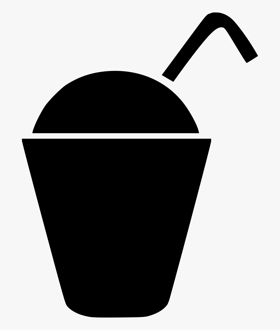 Milk Shake Tasty Fast Coctail Comments - Clipart Black And White Shakes, Transparent Clipart
