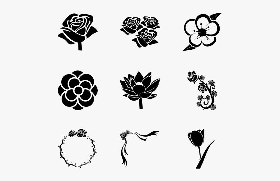 Flowers, Transparent Clipart