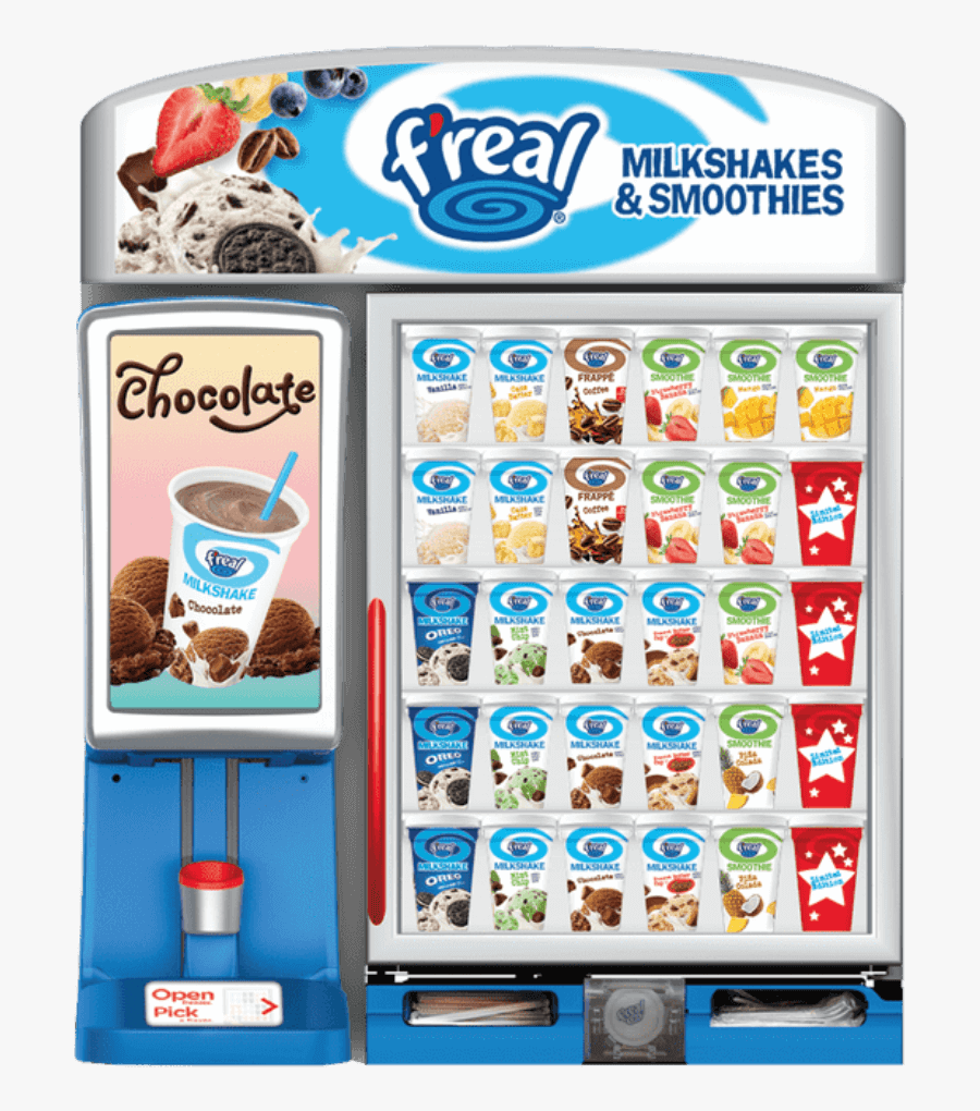 F Real Milkshake Flavors, Transparent Clipart