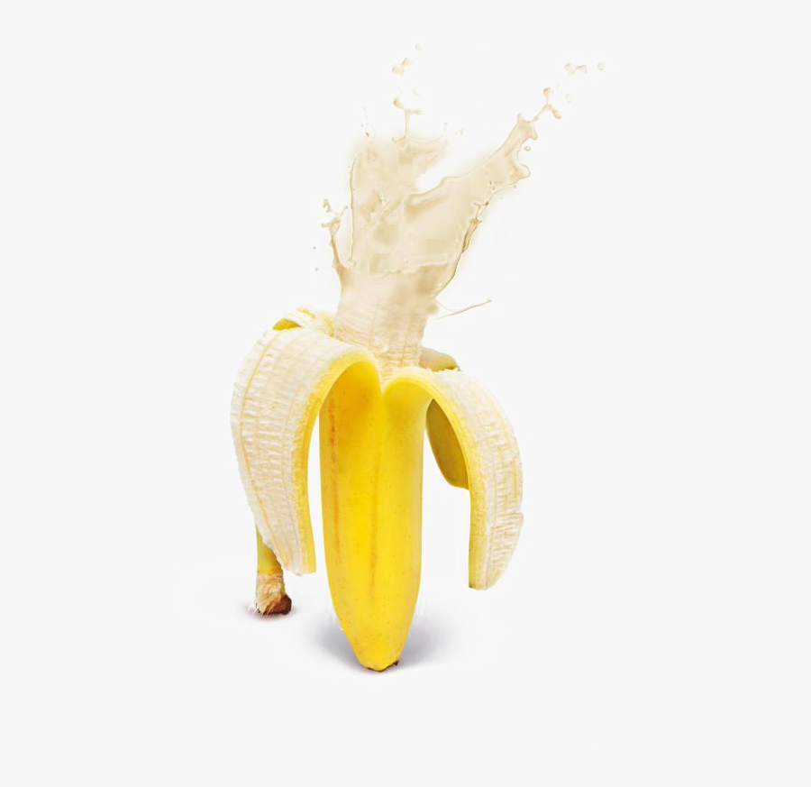 Banana Flavored Splash Png, Transparent Clipart