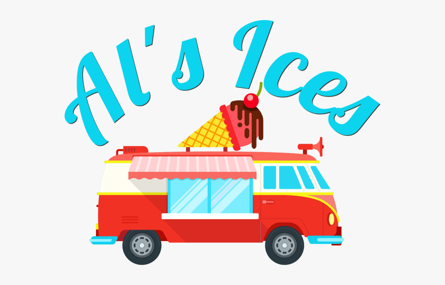 Al"s Ices Logo - Van, Transparent Clipart