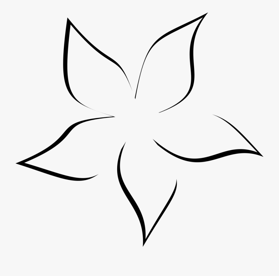 Drawing Flower Petal Abstract Art Plants Cc0 - Line Art, Transparent Clipart