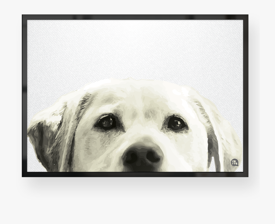 Clip Art Quadro Dogs Fofys Decorativo - Quadros Preto E Branco Labrador, Transparent Clipart