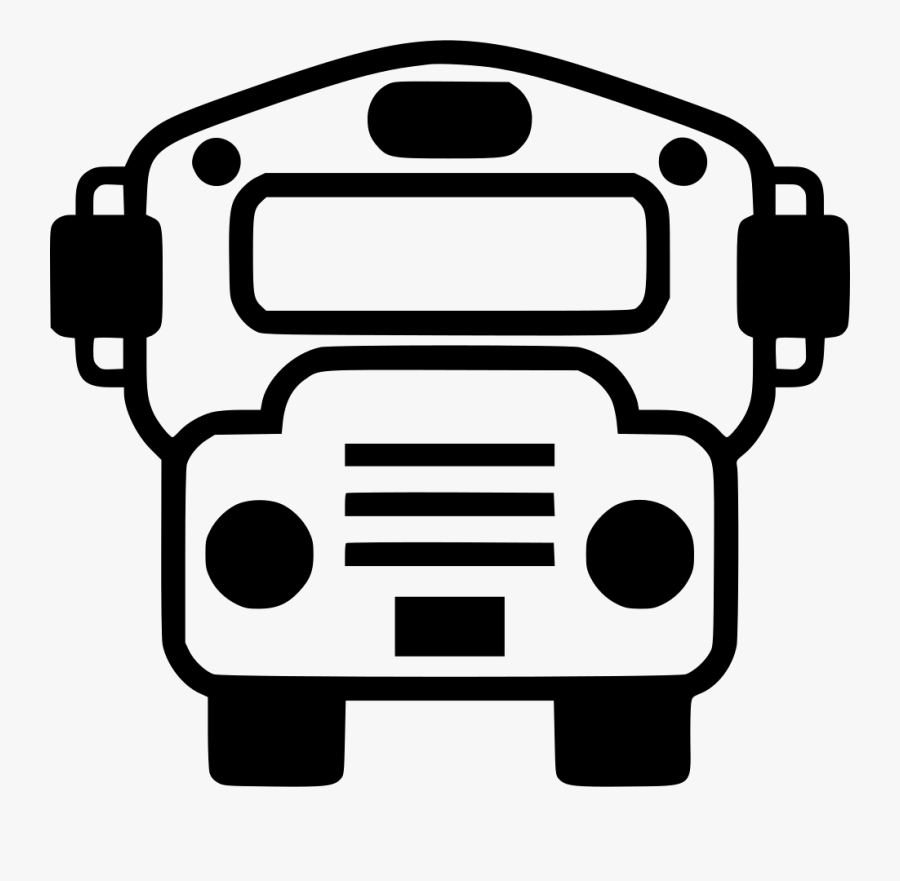 School Bus, Transparent Clipart