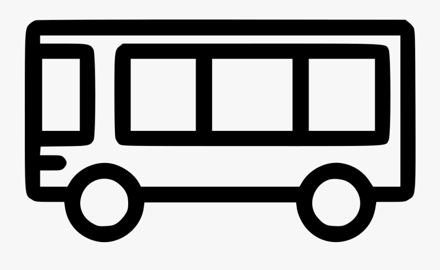 School Bus - Public Transport Icon Png, Transparent Clipart