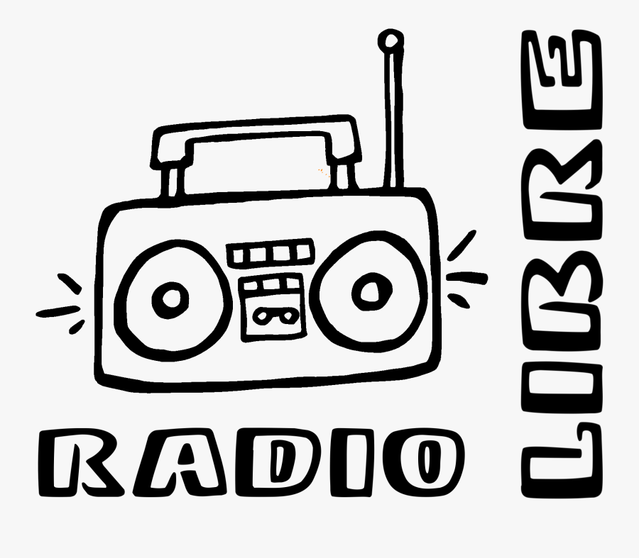 Radio Libre Noroeste - Cartoon Boom Box Png, Transparent Clipart