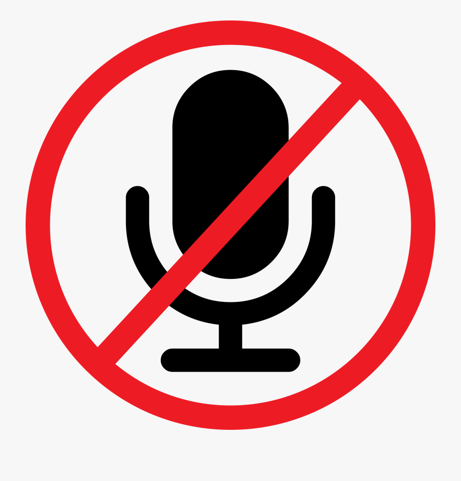 No Recording Sign Png, Transparent Clipart