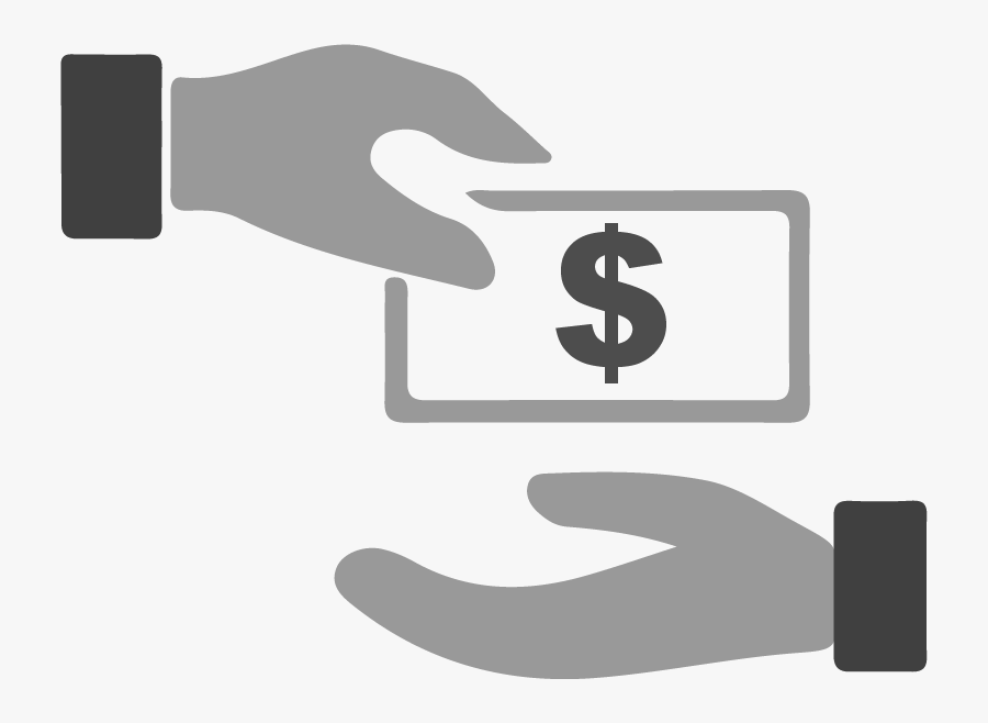 Money Changing Hands - Buy And Sell Money Icon, Transparent Clipart