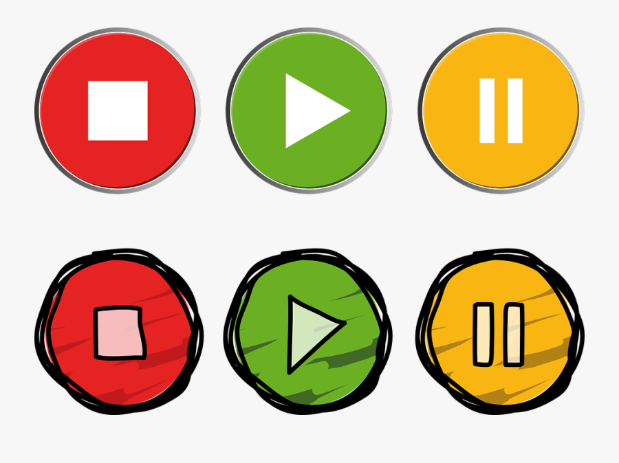 Button Recording Colorful Round Green Course Icon - Кнопка Запись Png, Transparent Clipart