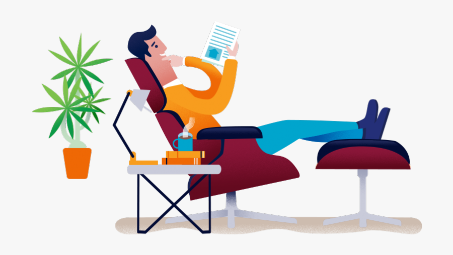 Reading2, Transparent Clipart