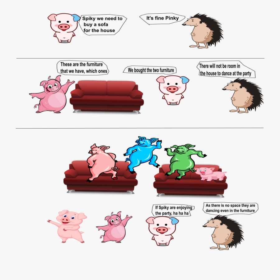 Pinky-spiky - Cartoon, Transparent Clipart