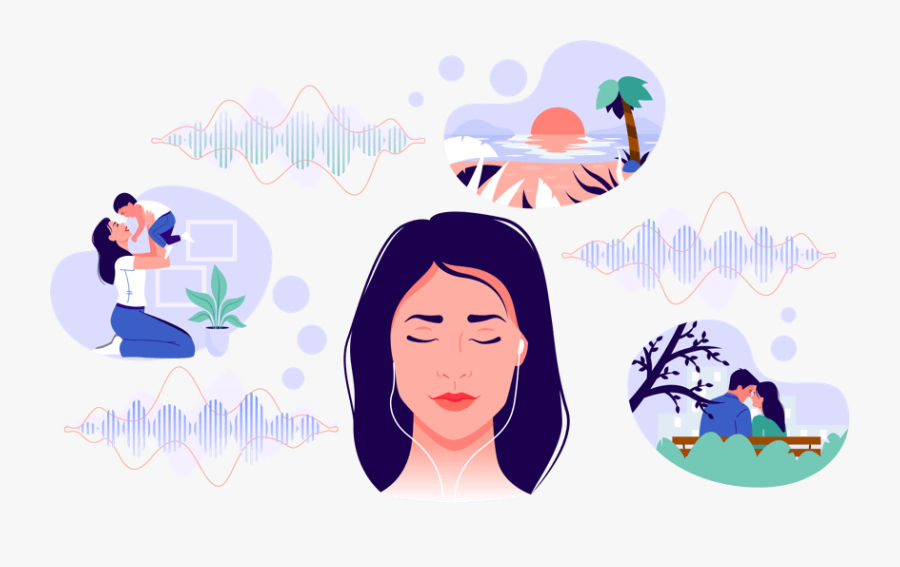 Mother Using Aroundsound App To Recording The Sounds, Transparent Clipart