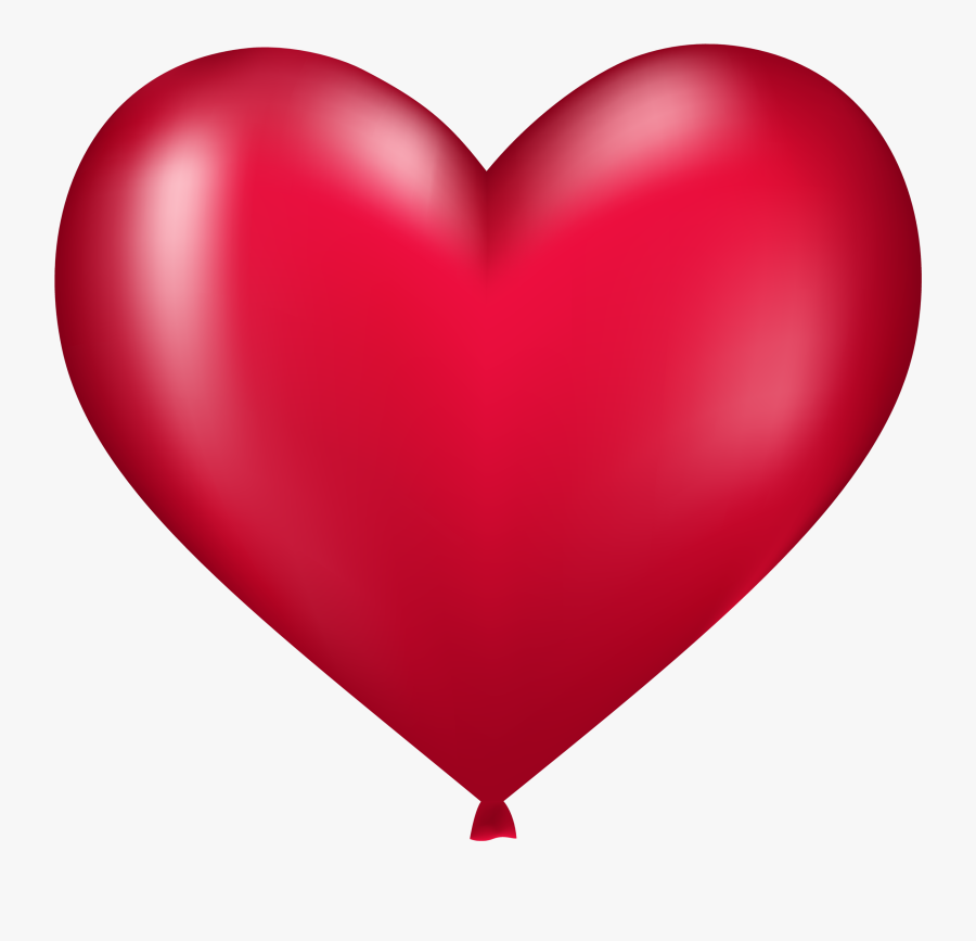 Heart Shaped Balloon Png Image - Heart Shape Balloon Png, Transparent Clipart