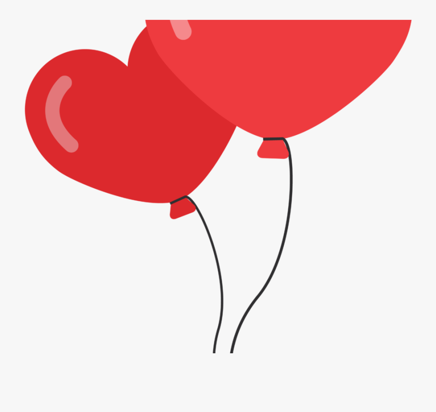 Heart Shape Balloon Png, Transparent Clipart
