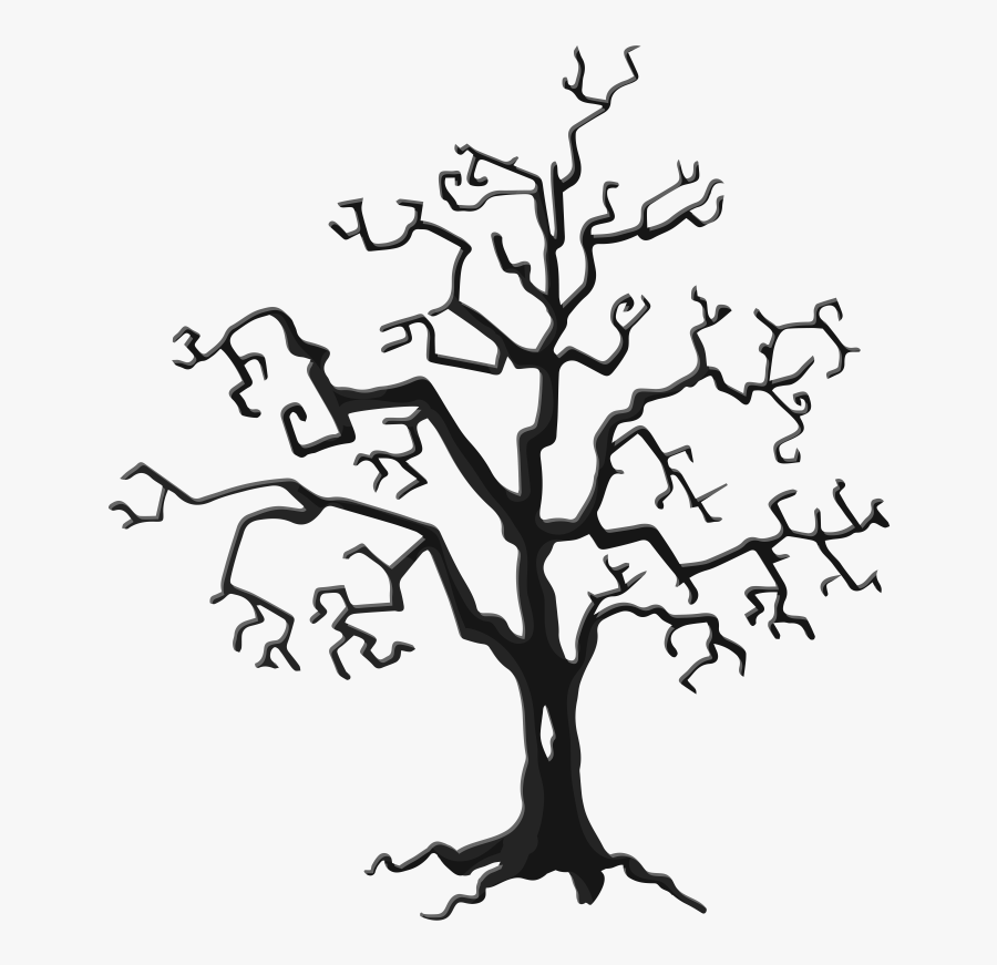 Free Halloween Clip Art Borders - Halloween Tree Png Transparent, Transparent Clipart