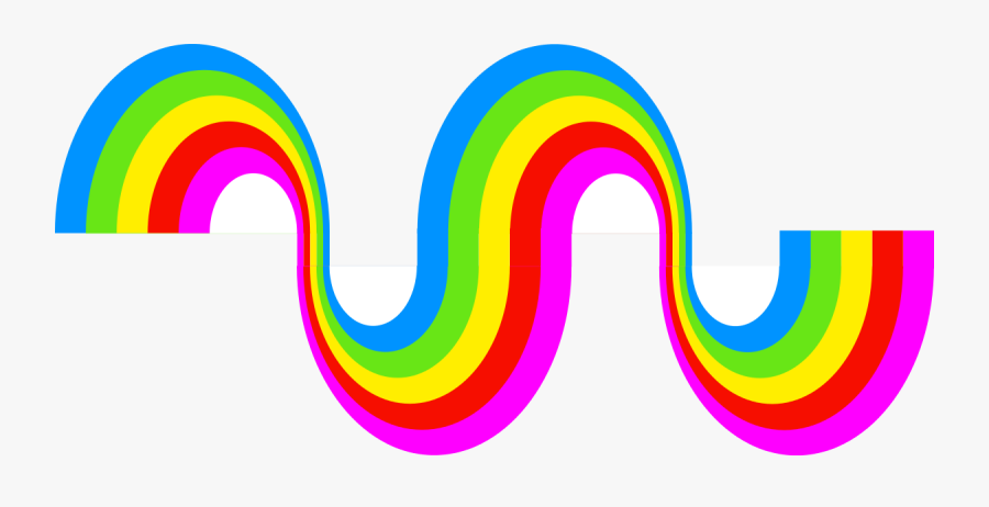 Swirly Rainbow Decoration Clipart By Anarres - Swirly Rainbow, Transparent Clipart