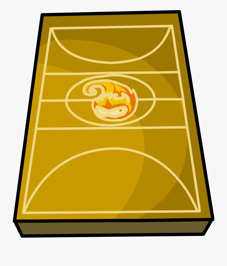 Club Penguin Wiki - Club Penguin Basketball Court, Transparent Clipart