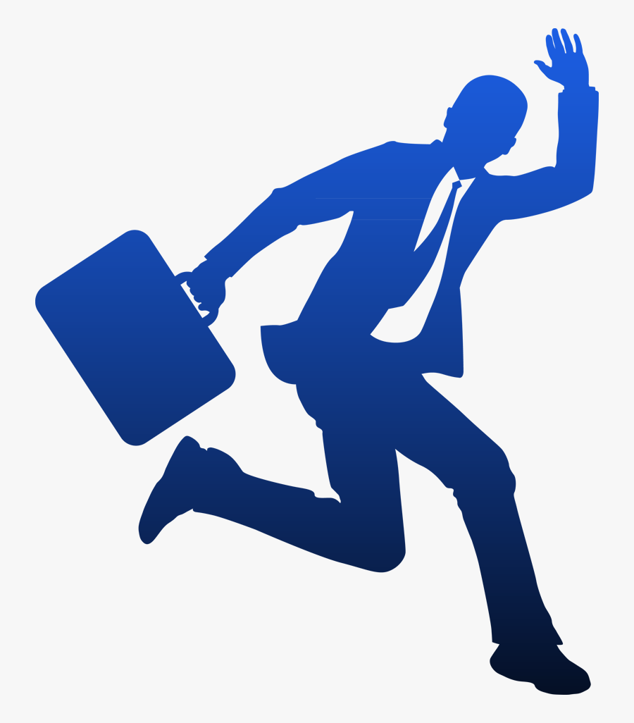 Image Of Business Man - Blue Business Man Icon, Transparent Clipart