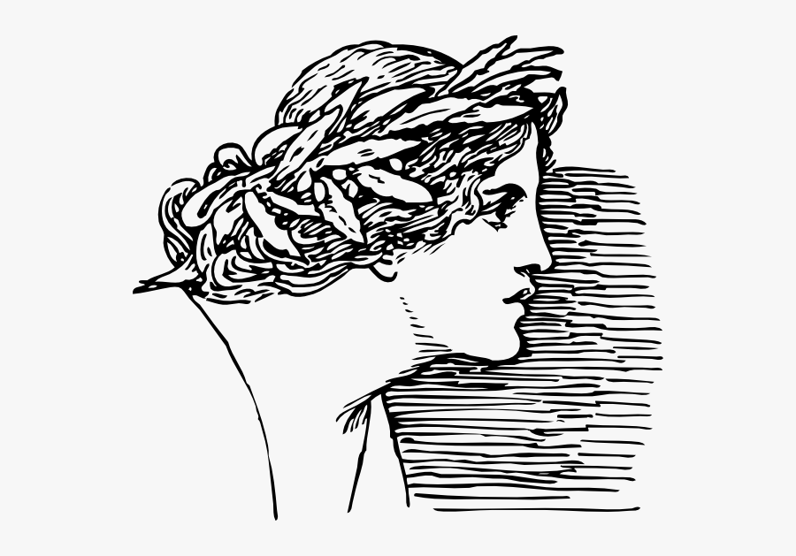 Ancient Greek Flower Crown Drawing, Transparent Clipart