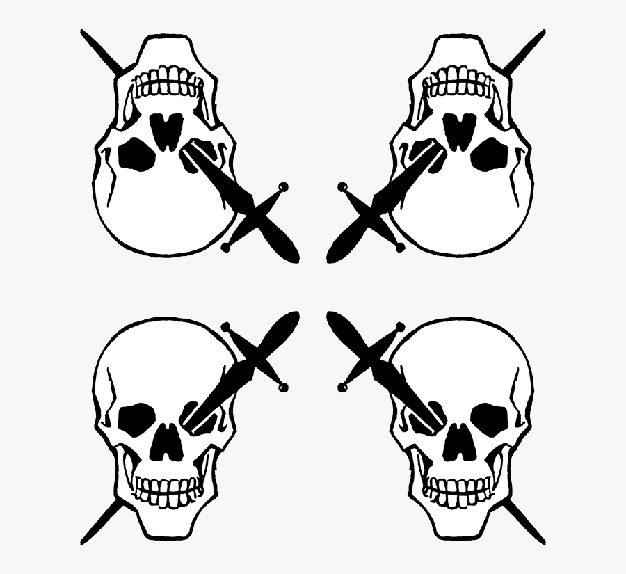 Dagger Symbol Clipart , Png Download - Rock Roll Skull Hand, Transparent Clipart