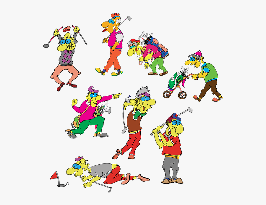 Transparent Athletes Png - Kreslený Športovci, Transparent Clipart