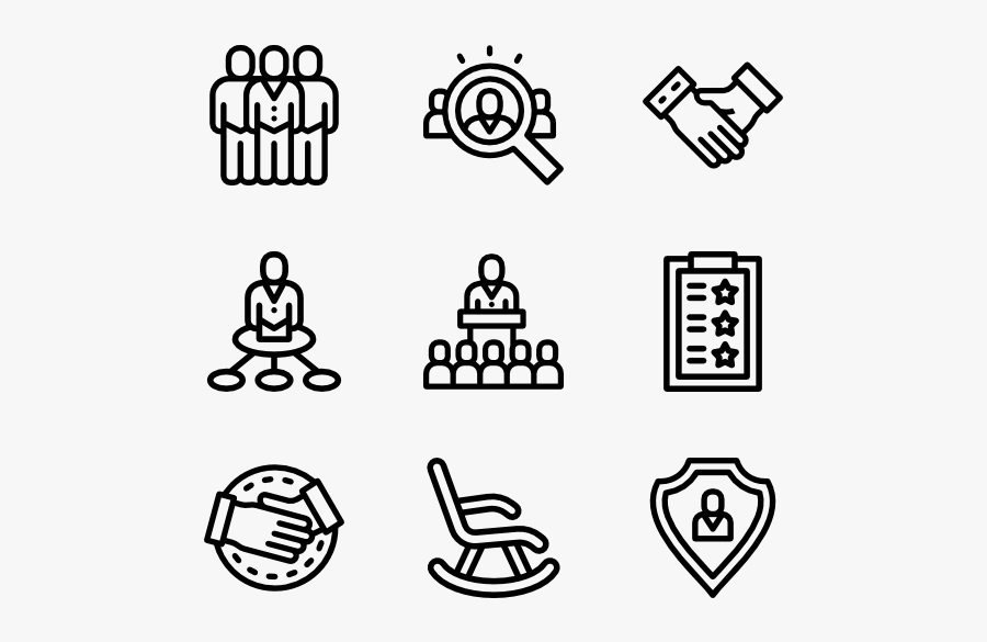 Employees And Organization - Free Stock Icons, Transparent Clipart