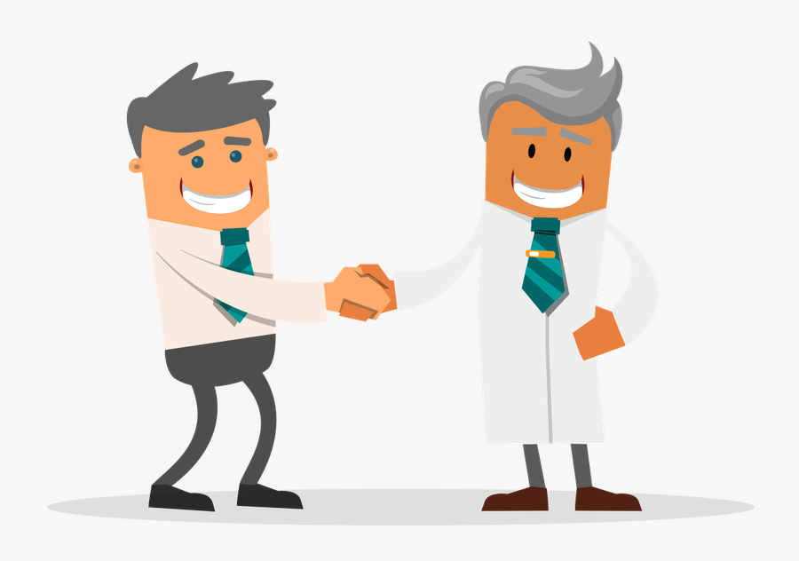 Zendyman With Doctor - Body Language Animated Gif, Transparent Clipart