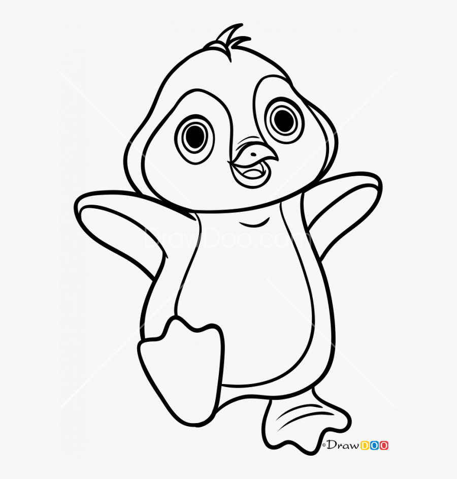 Clip Art Baby Penguin Drawing Drawing Of Baby Animals Free Transparent Clipart Clipartkey