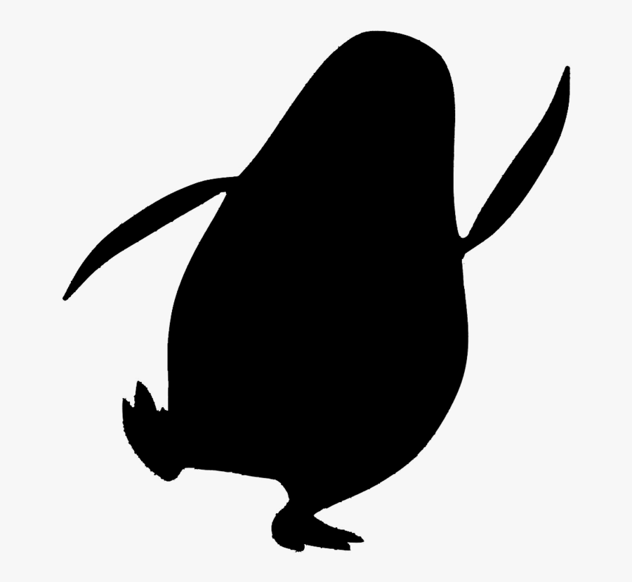 Penguin Clip Art Fauna Beak Silhouette - Adã©lie Penguin, Transparent Clipart