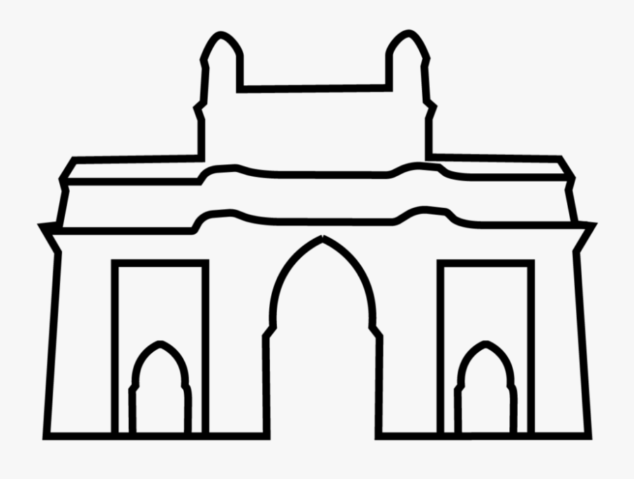 Transparent Gateway Arch Png - Line Art, Transparent Clipart