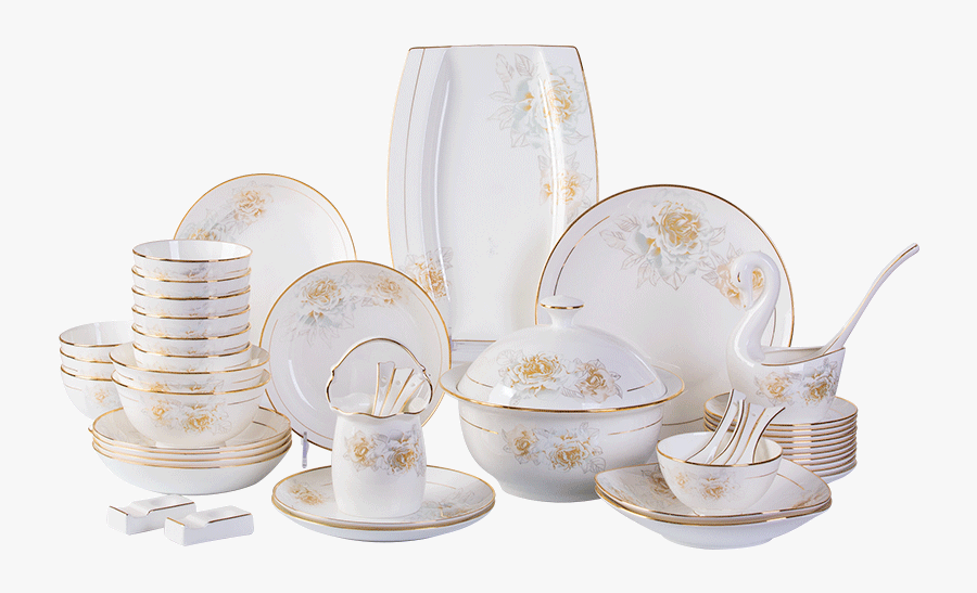 Clip Art Korean Tea Set - Saucer, Transparent Clipart