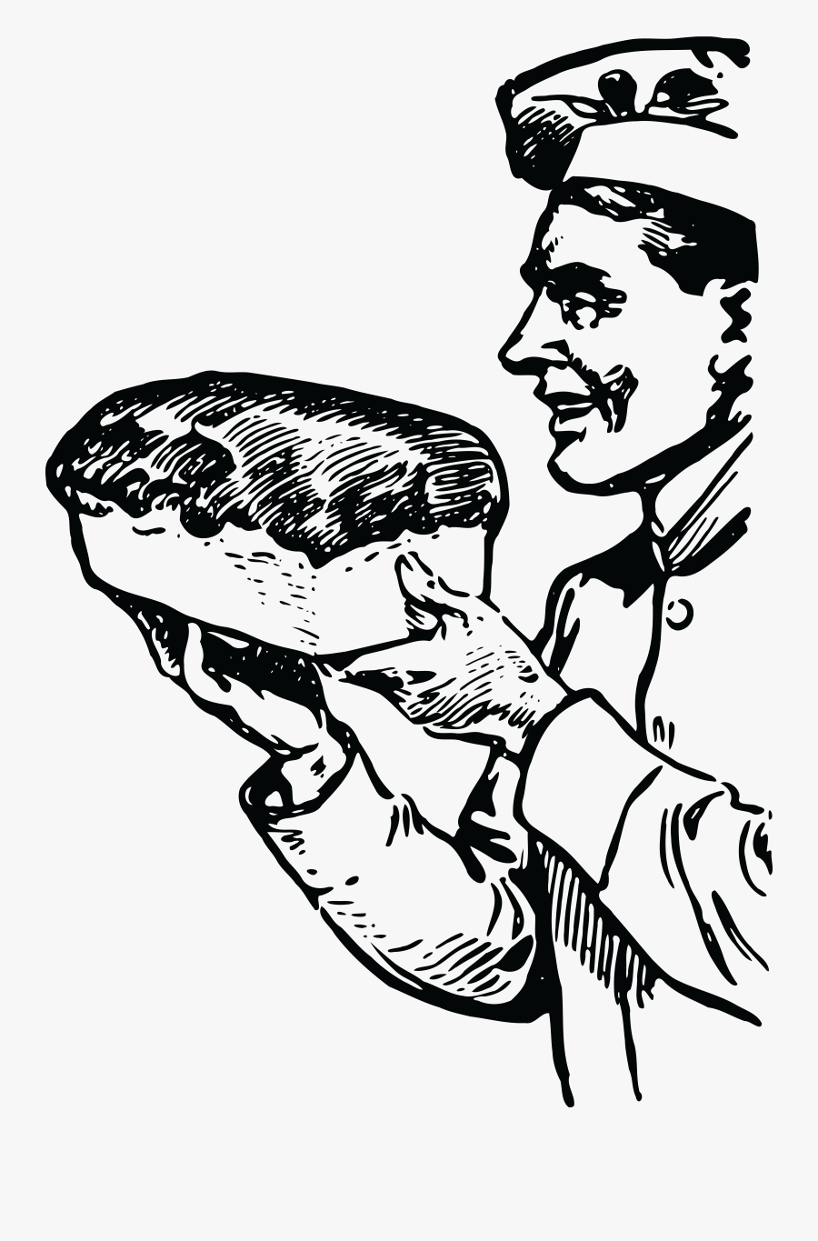 Bakery Black And White Png, Transparent Clipart