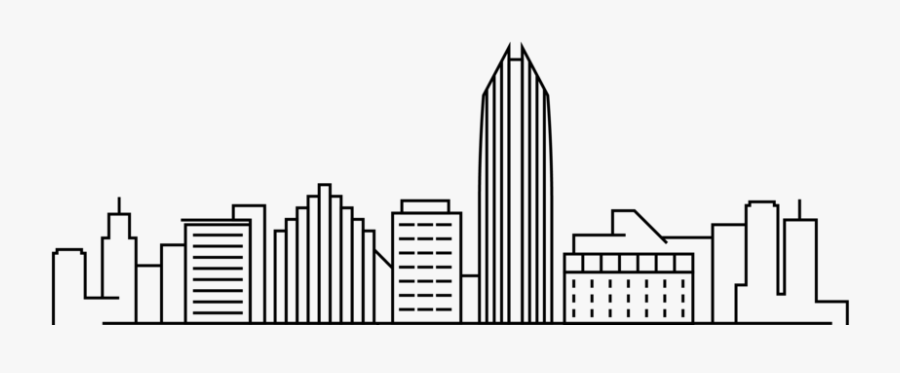 Clip Art Oklahoma City Coworking - Commercial Building, Transparent Clipart