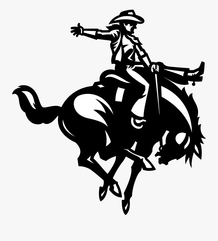 Northwestern Horse And Rider Logo - Northwestern Oklahoma State University, Transparent Clipart