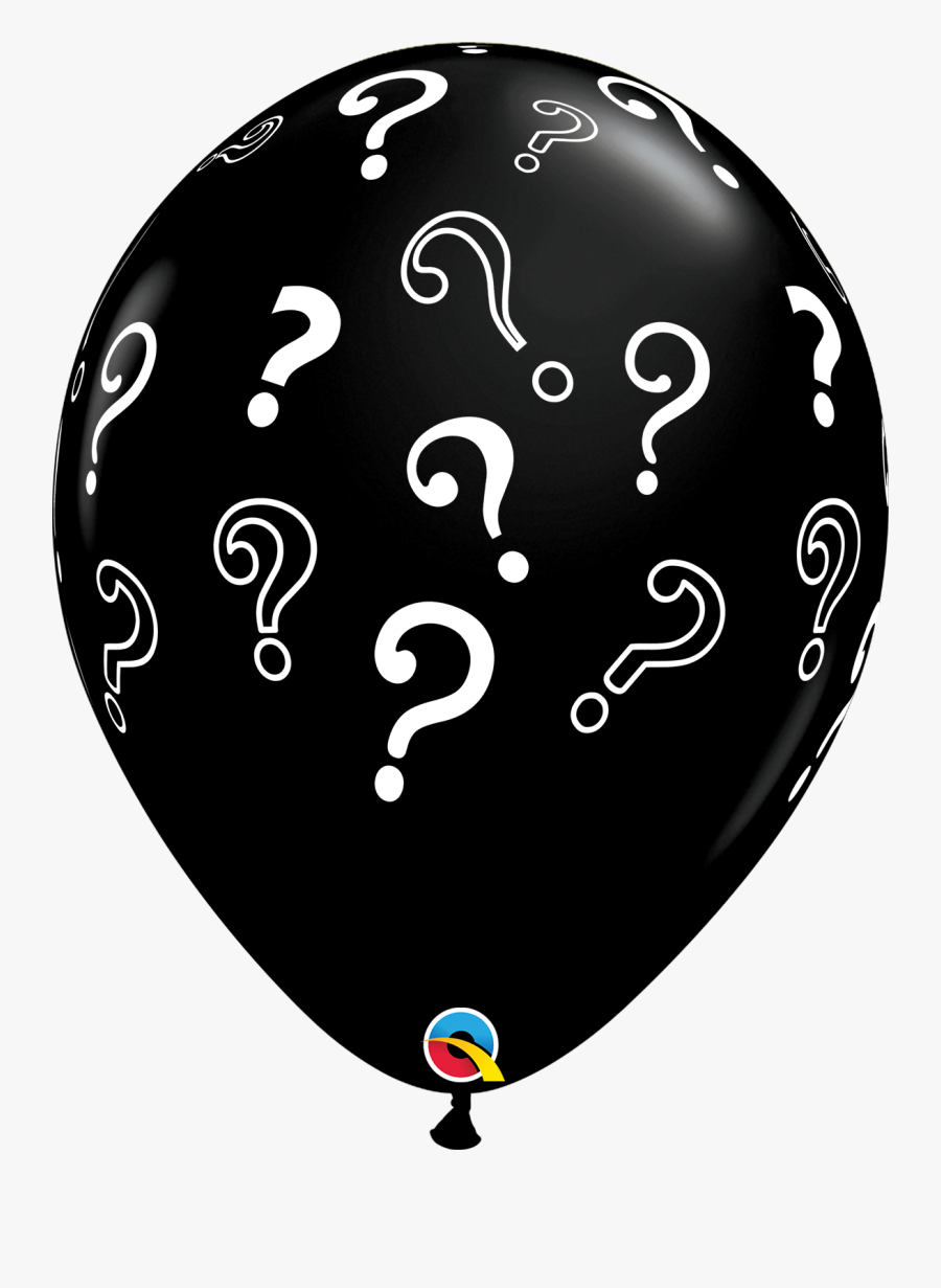 Black And White Question Mark, Transparent Clipart