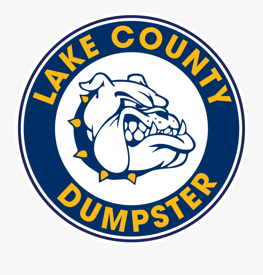 Lake County Dumpster - Bulldogs, Transparent Clipart