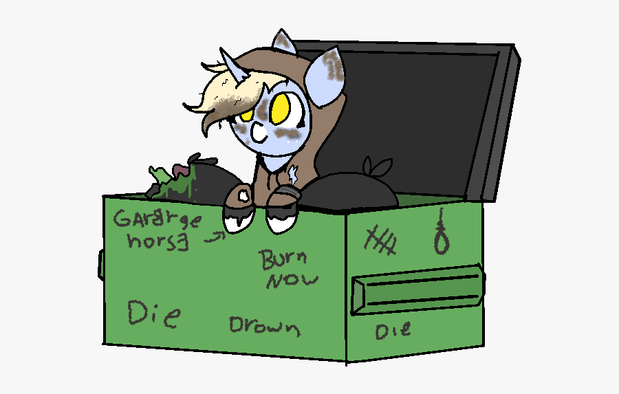 Dumpster Cartoon, Transparent Clipart