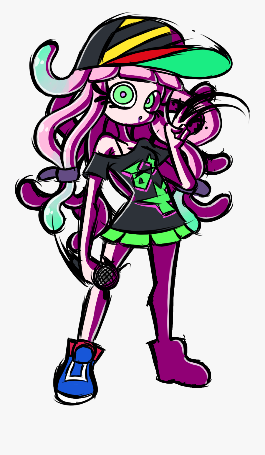 Glenna Splatoon, Transparent Clipart