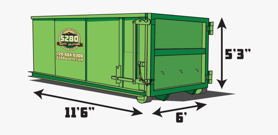 10 Yard Dumpster Roll Offs, Transparent Clipart