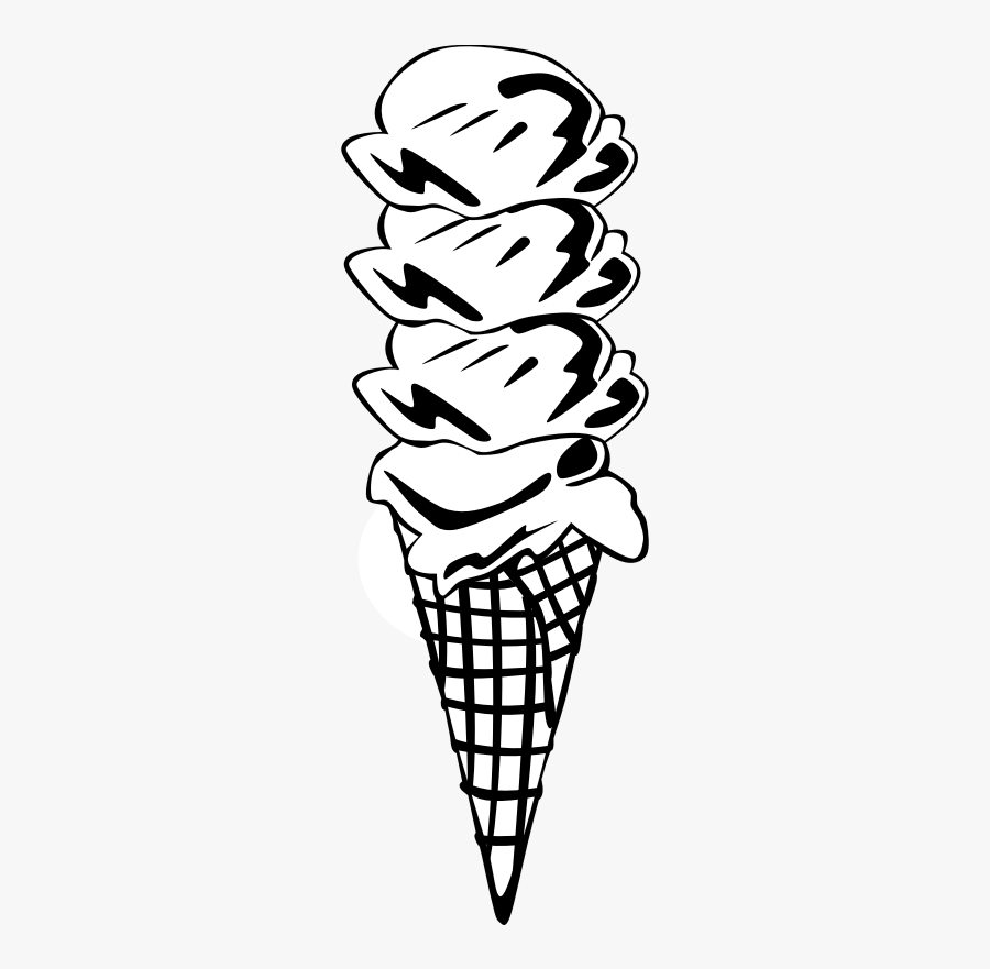 Image Desserts - Ice Cream Cone Clip Art, Transparent Clipart