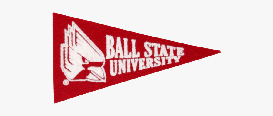 Clip Art Red Pennant Banner - Sonoma State University, Transparent Clipart