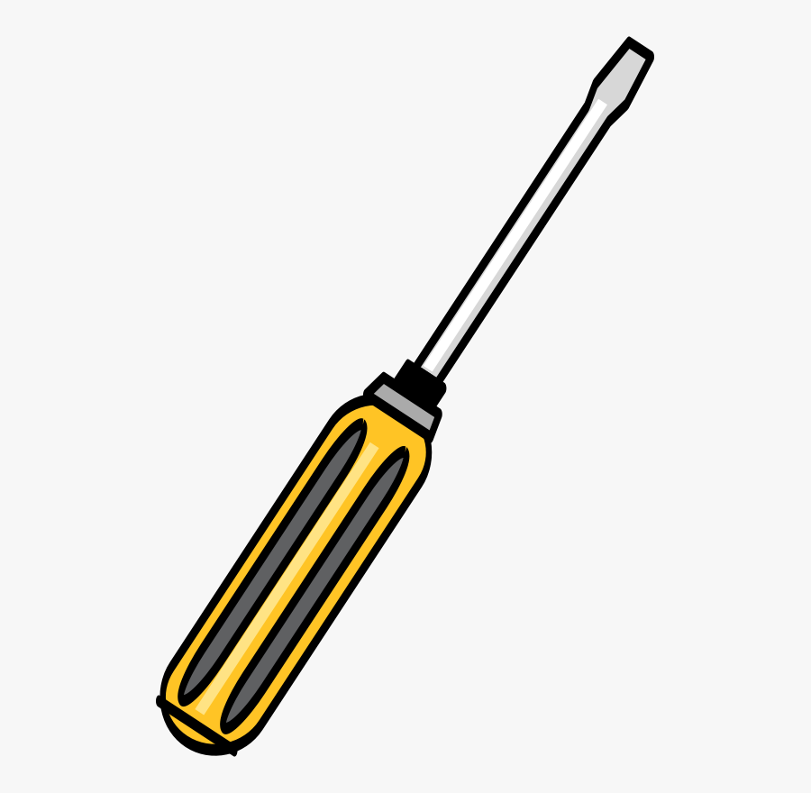 Simple Screwdriver - Screwdriver Clipart, Transparent Clipart