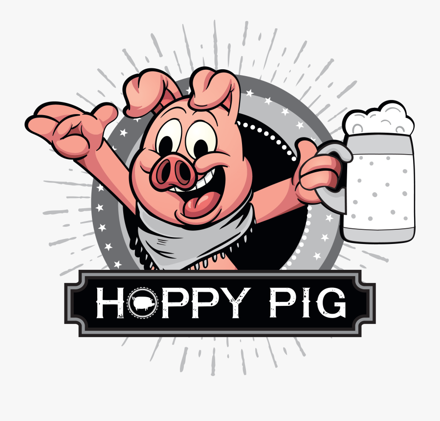 Logo - Hoppy Pig, Transparent Clipart