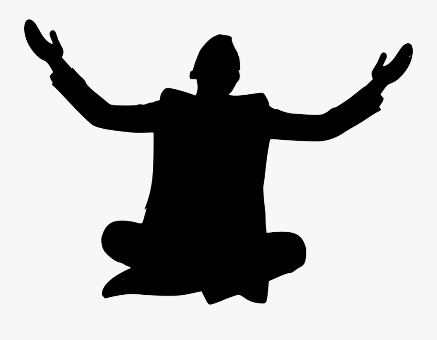 Silhouette, Belief, Pray, Hope, Believe, People - Personas Orando Png, Transparent Clipart