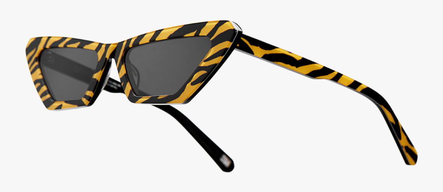 Chimi Eyewear X Sundae School Tiger Square, Transparent Clipart