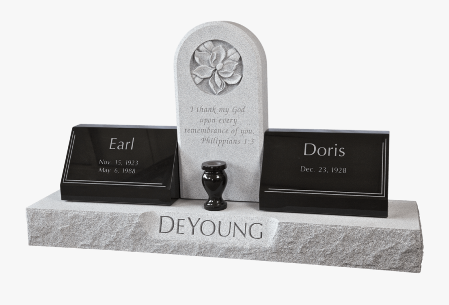 Deyoung Headstone, Fairview Cemetery, Winnie, Tx - Headstone, Transparent Clipart