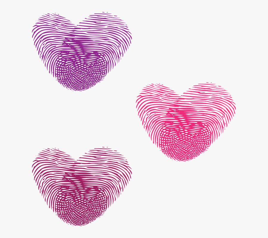 Fingerabdruck Herz Png, Transparent Clipart