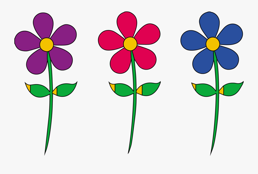 3 Free Daisy Png Flowers - Transparent Background Flower Clip Art, Transparent Clipart