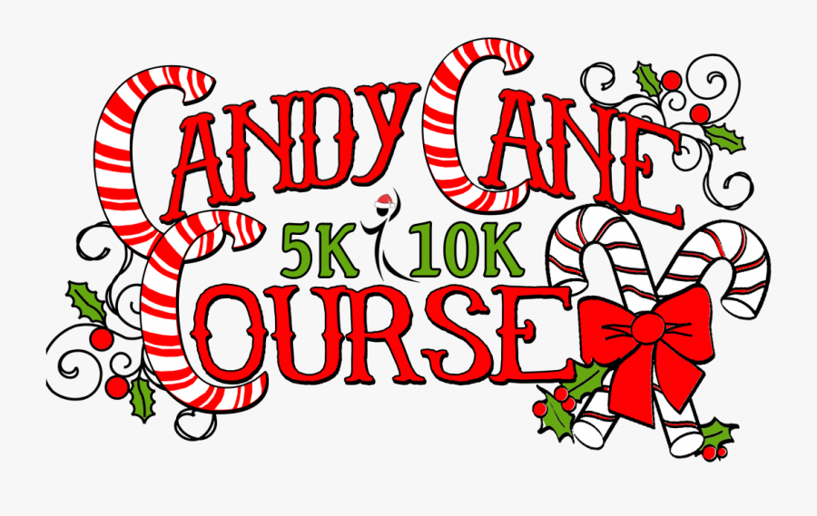 Candy Cane Course 5k / 10k - Illustration, Transparent Clipart